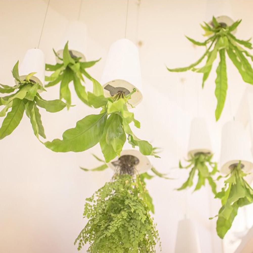 Inverted Sky Garden Hanging Pot Upside Down Planter Flowerpot 360-Degree Rotation Storage Garden Flower Pots Basket Plastic J8K6