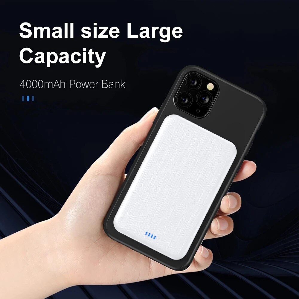 CASEIER kabellos Energie Bank Für Telefon Magnetische Bank Universal- Tragbare Externe Batterie Energie praktisch-ladegerät Für iPhone 12