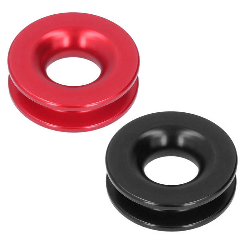 Snatch Pulley Safe Use Recovery Ring Multipurpose for ATV UTV Truck Marine Boat Soft Shackles