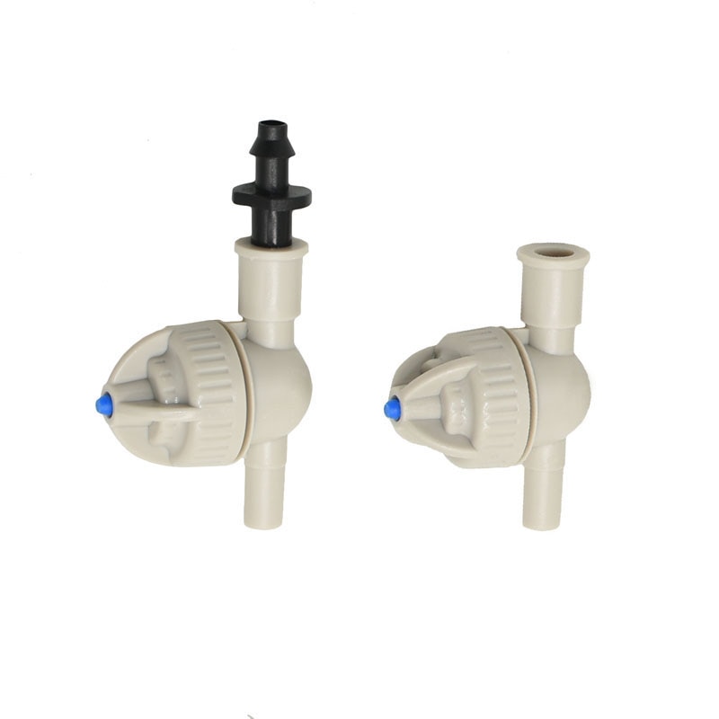 Anti drip misting valve Inner hole 6mm to 6mm Outer hole irrigation water valve for Greenhouse hanging sprinkler 100pcs