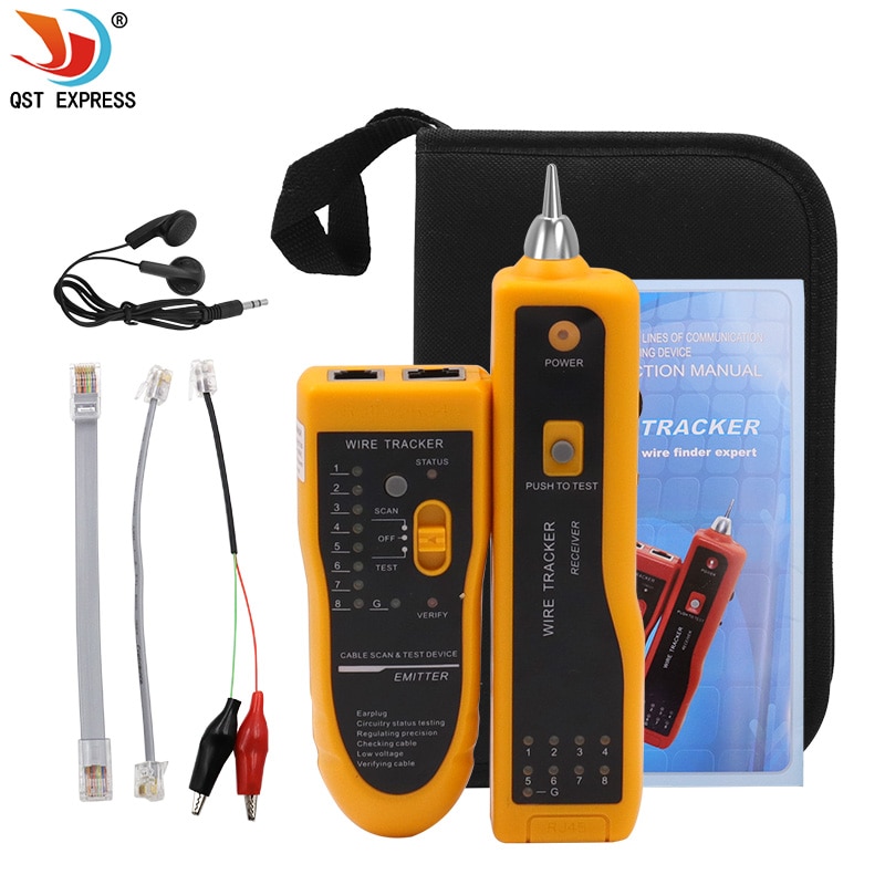 LAN Network Cable Tester Diagnose Tone Cat5 Cat6 RJ45 UTP STP Line Finder RJ11 Phone Telephone Wire Tracker Tracer