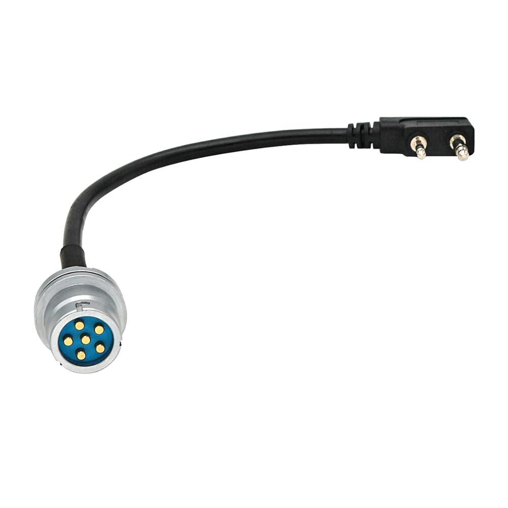 Harris tonto caso/PRC 152/PRC 148 walkie talkie 6 pin macho que Kenwood adaptador U-283/U walkie talkie DIY conector