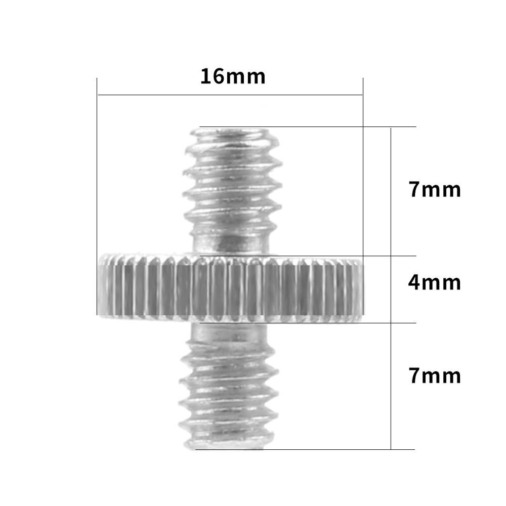 Photo Studio Accessory Multi-standard Adapter Screws 1/4 3/8 B/E Internal and External 1/4-1/4 1/4-3/8 Screw Nut: 14-14