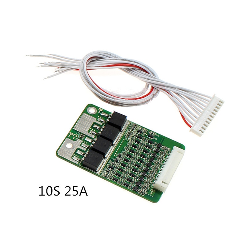 BMS 10S 36V Twist Auto schutz bord 25A Batterie Schutz bord