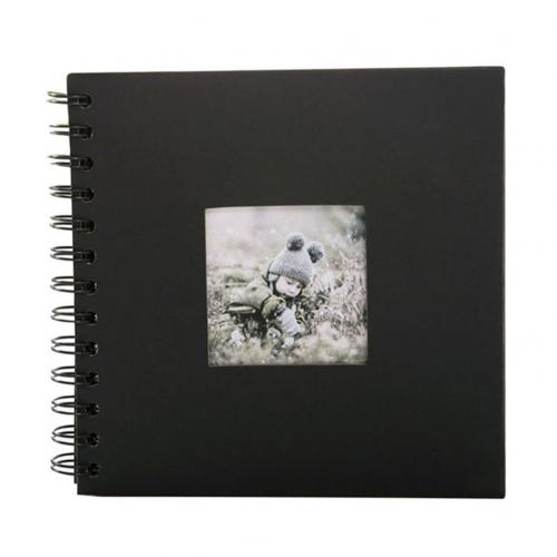 Baby Growth Moment Record Family Memory DIY Photo Album 20-Page Scrapbook Record Family Memory DIY Photo Album Photo Album: Black