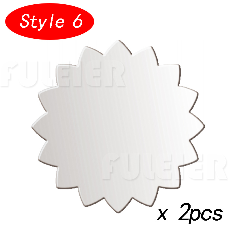 2Pcs Blume Form Acryl Kuchen Discs DIY Kunst Blank Board Kuchen Werkzeug Buttercreme Glättung Kuchen Dekorieren Werkzeug Backen Pan tablett: Beige / Brief