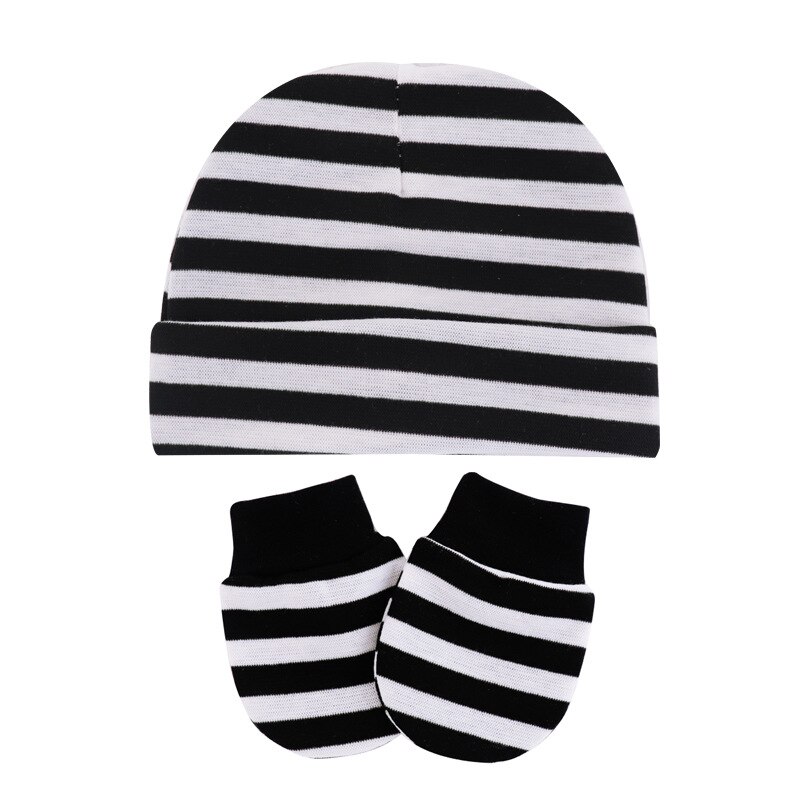 Newborn Winter Hat Gloves Set Boy Girl Warm Cotton Kids Beanies Stuff Children Accessories Baby Bonnet Babies Photography Props