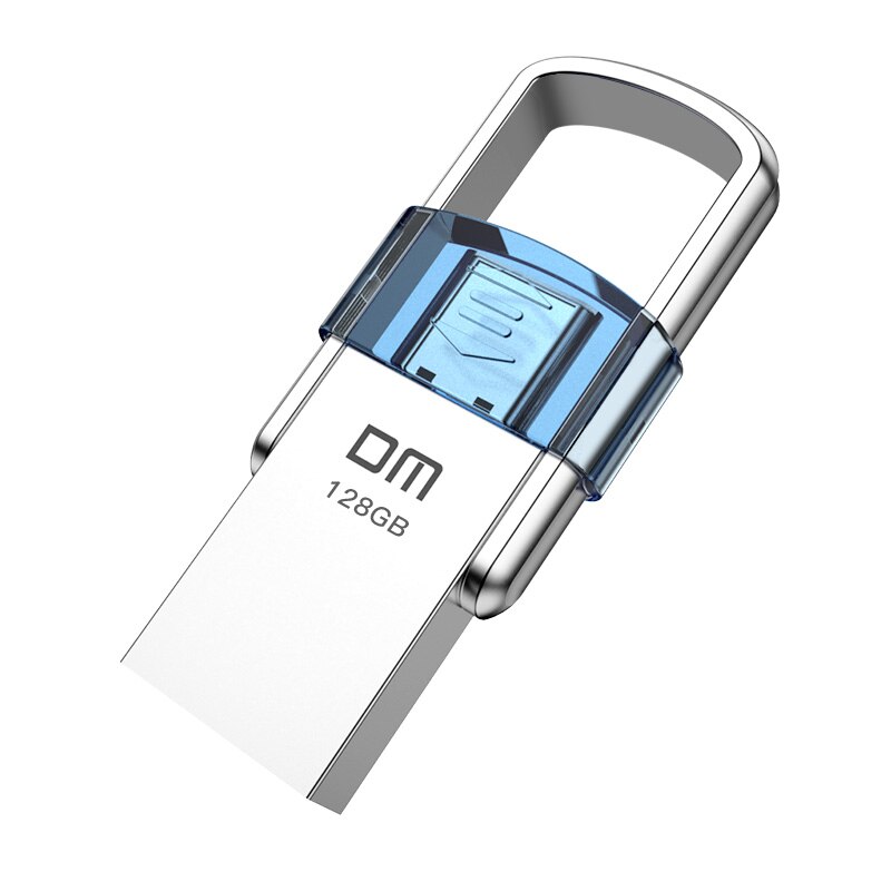 DM Type-C USB C USB 3.0 Flash Drive 128GB Pen Drive Smart Phone Memory 64GB 32GB 16GB Mini USB Stick USB-C 3.1 Dual Double Plug: 64GB