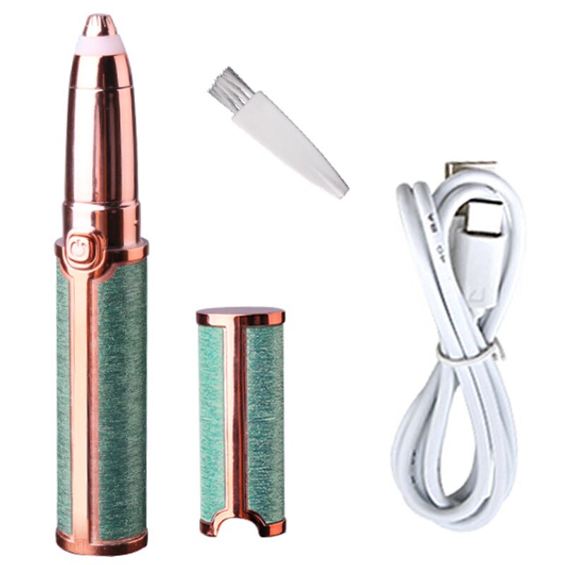 Originele Oplaadbare Elektrische Wenkbrauw Epilator Vrouwen Pen Trimmer Facial Scheerapparaat Neus Oor Vrouwelijke Ontharing Wenkbrauw Shaper