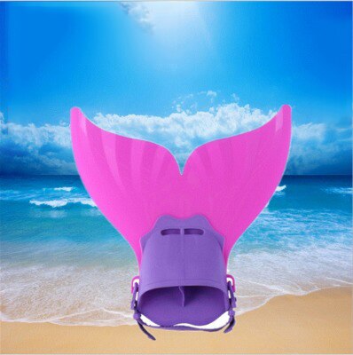 Mermaid Fins Monolithic Whale Tail Children's One-piece Fins Children's Fins Snorkeling Swimming Training Diving Supplies