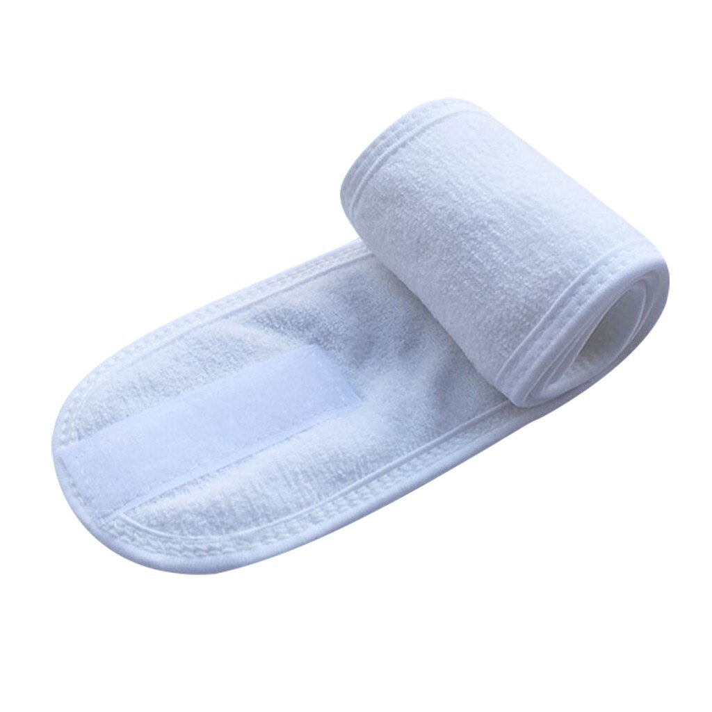 Verstelbare Brede Haarband Facial Hydrotherapie Hoofddoek Make Bad Handdoek Sport Hoofddoek Voor Vrouwen Accessoires Solid Hoofddeksels: F-headband