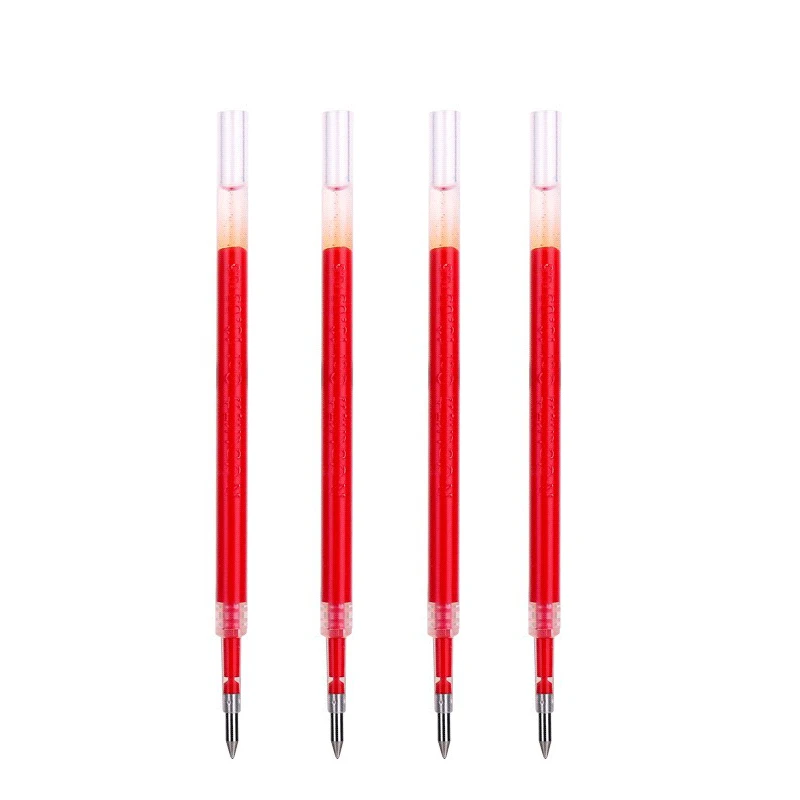 deli Retractable Ballpen Gel Pens 3Pcs Set Black Blue Ink 0.5mm Ballpoint Replaceable Refills Office School Supplies Stationery: Mixed Color