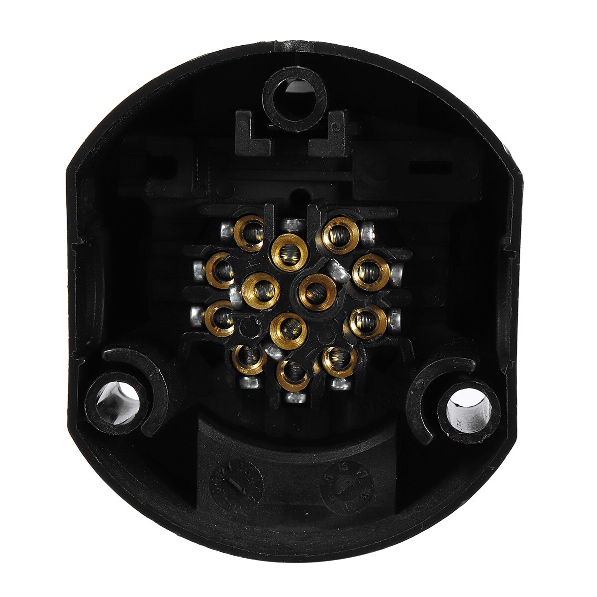 13 pin euro caravan pistorasia pistokeliitin 6 x 7 x 5cm adapteri 12v perävaunun pakettiauto vetokoukku hinaus  tm3008 eurooppalaisille autoille vesitiivis