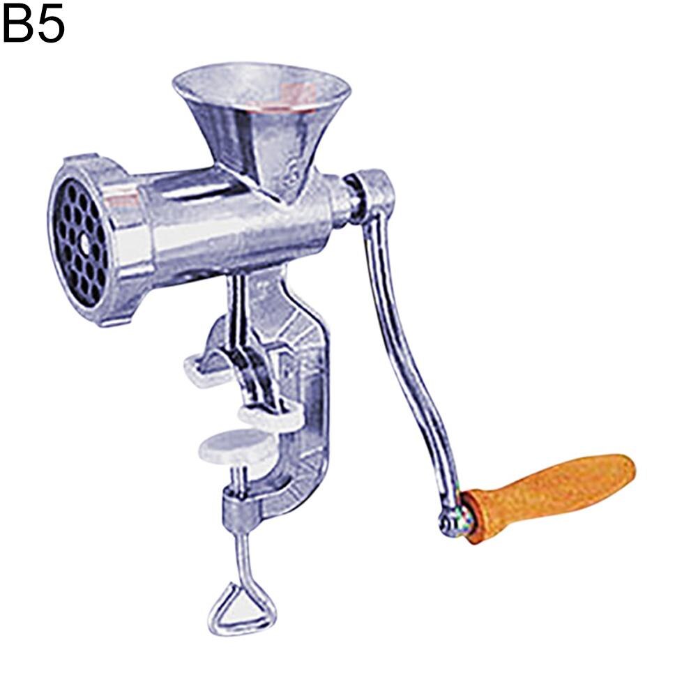 Multifunctional Kitchen Multifunction Handheld Hand Crank Meat Mincer Sausage Noodles Grinder meat grinder manual Home Tool: B5