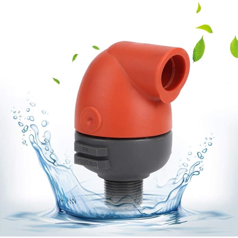Irrigation Valve 3/4 1 Inch Automatic Air Vacuum Relief Valves Exhaust Valve Agriculture Air Intake Exhaust Valve Male Thread: Yellow