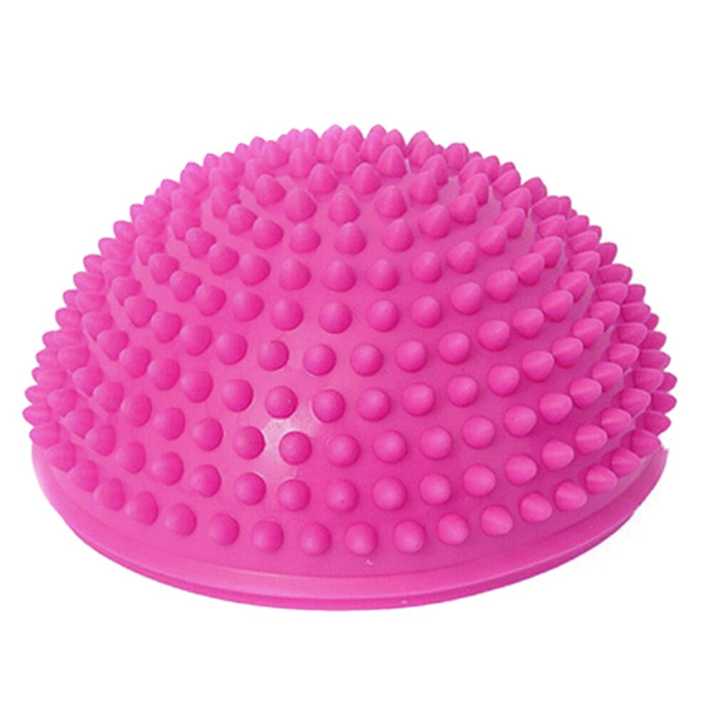 Halve Bol Yoga Ballen Pvc Massage Oefeningen Trainer Balanceren Bal Voor Gym Pilates Sport Fitness MSU88: Pink