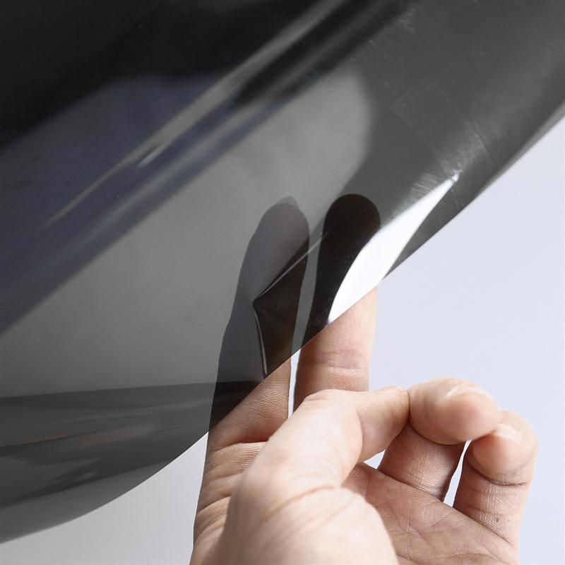 Película opaca para ventana de coche y furgoneta, protección solar Universal, color negro oscuro, 75CM x 6M, Reducción de calor deslumbrante de privacidad