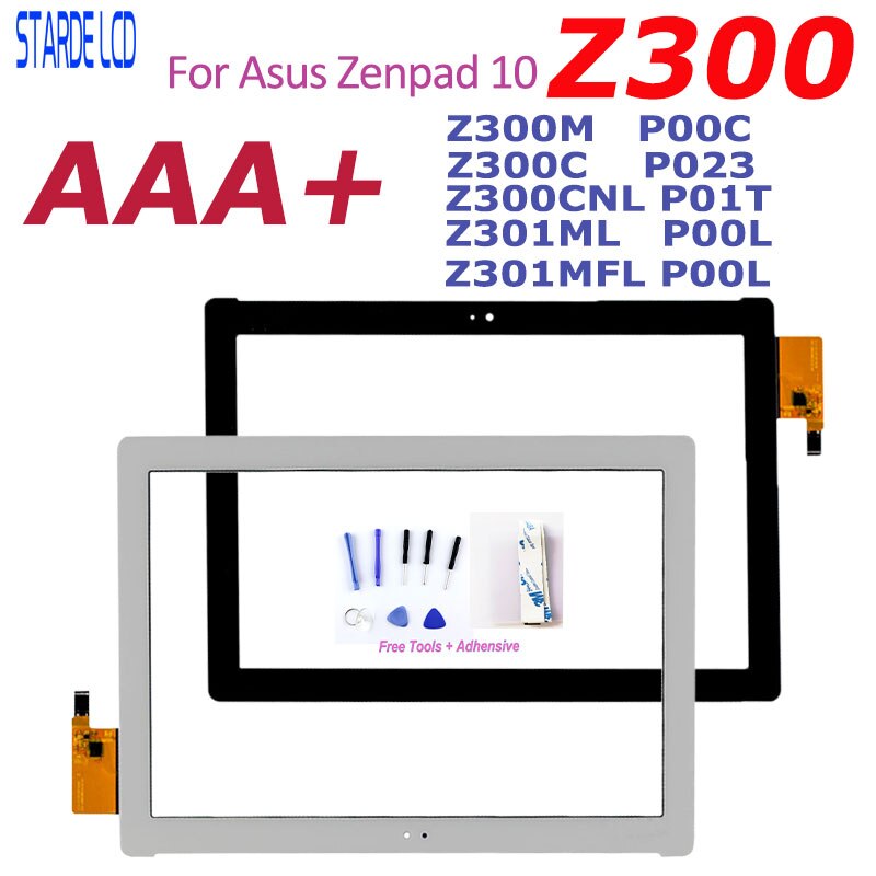 Nowy dla Asus Zenpad 10 Z300C Z300M Z301ML Z301MFL Z300CNL ekran dotykowy Panel szkło Digitizer P023 P00C P00L bez LCD