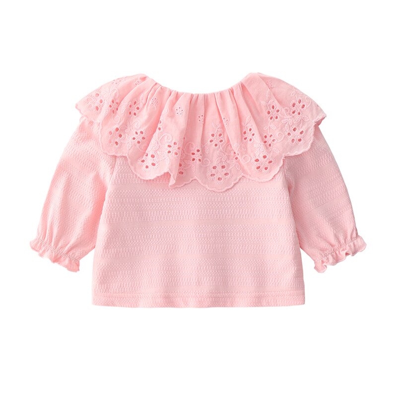 Lace Newborn Baby Girl Clothes Hollow Flowers Long Sleeve Cardigan Baptism Girls Bloues Jacket Coat Infant Clothing Outfits