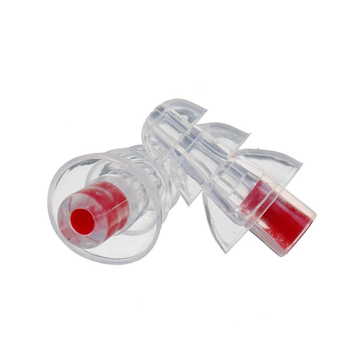 2Pcs Noise Cancelling Earplugs Hearing Protection Reusable Silicone Ear Plugs For Sleep Concerts Musician Bar Drummer: Red