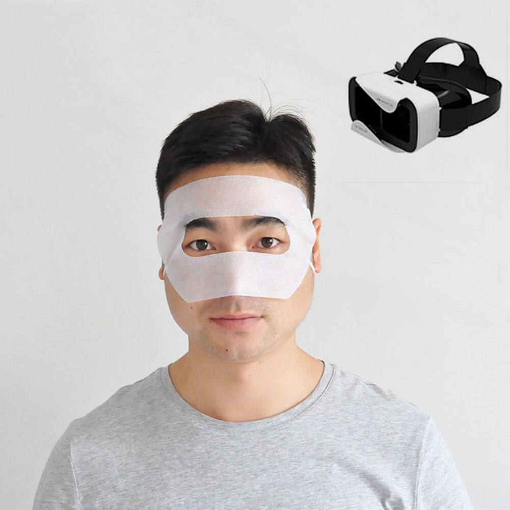 100pcs/bag Sweat Absorbing Eye Cover Soft Disposable Accessories Face Practical VR Glasses Skin-friendly For Oculus Rift CV1