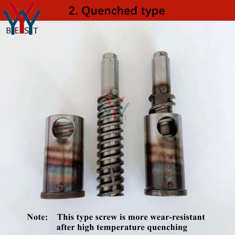 Máquina de inflado de granos de arroz y maíz, extrusora de alimentos, tornillo de palo hueco retorcido, manga de tornillo, piezas del eje de la máquina de aperitivos de arroz