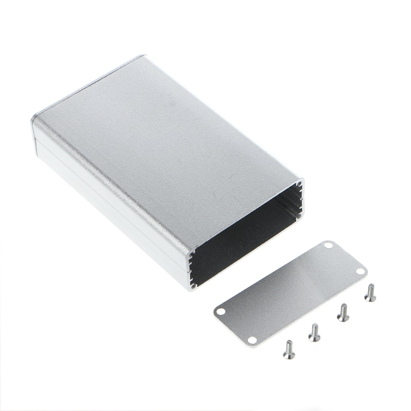 1 Pc Aluminium Zilver Kleur Project Box Behuizing Case Elektronische Diy Instrument Case 80X50X20Mm