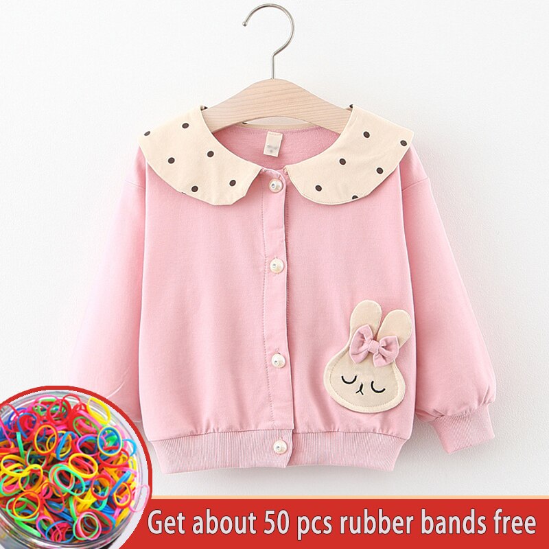 Baby Meisje Cartoon Konijn Katoenen Trui Winter Lente Lange Mouwen Leuke Vest Kinderkleding Uitloper Voor Meisjes: 2001071pink / 12m