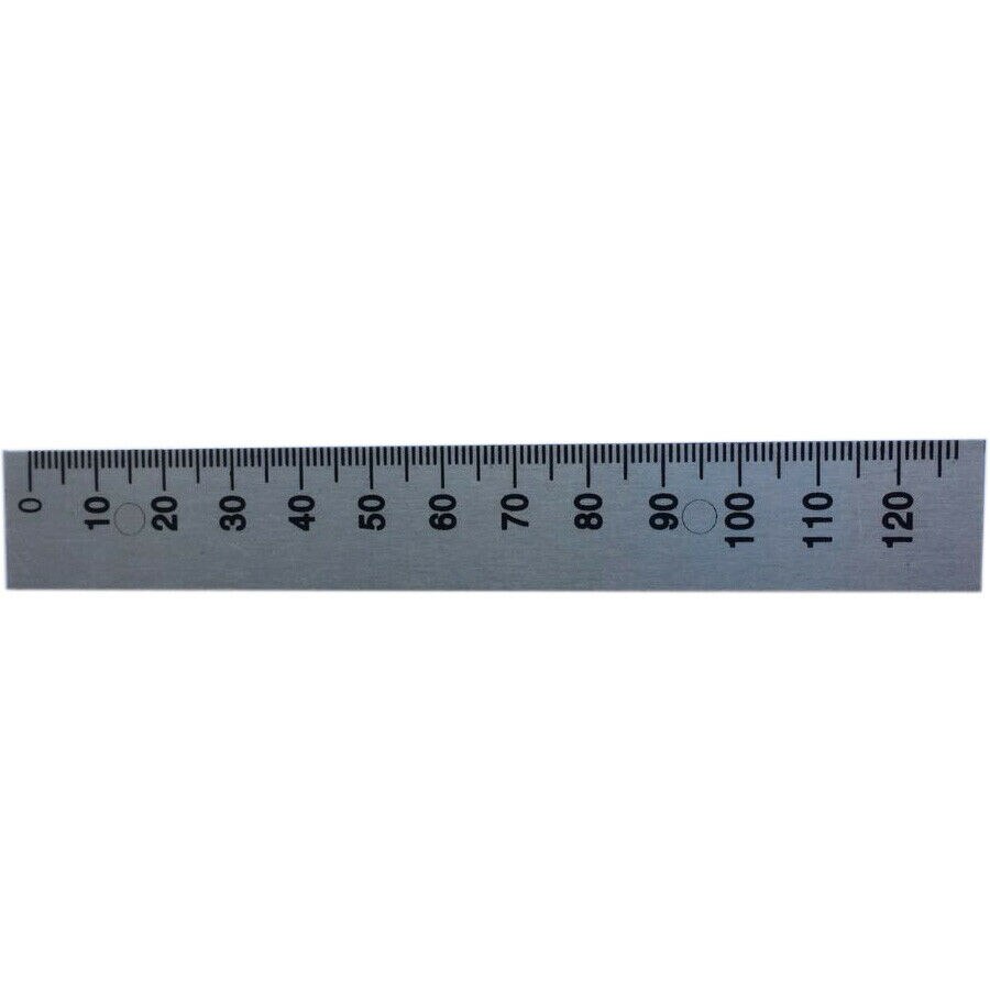 Milling Machine 0-120mm Depth Feed Rod Scale Ruler Aluminum B159 CNC Milling Machine Lathe Machine