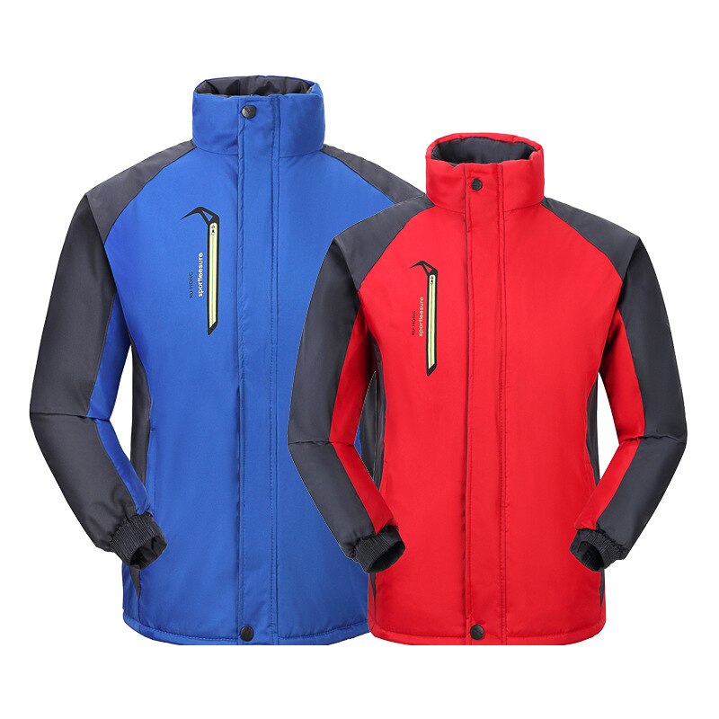 Winter Ski Jacke draussen Wandern Jacke Gepolsterte Wasserdichte Sport Snowboard Skifahren Jacke Warme Winddicht Bergsteigen anzug