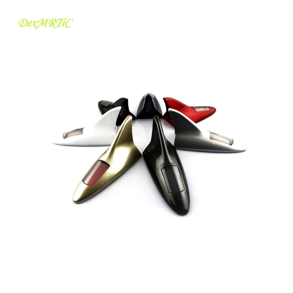 1PC Auto Anti-Hinten-Ende Ersatz Antenne Universal- Auto Dach Hai Flosse Licht Geändert LED-Blitz Licht dekorative Lampe