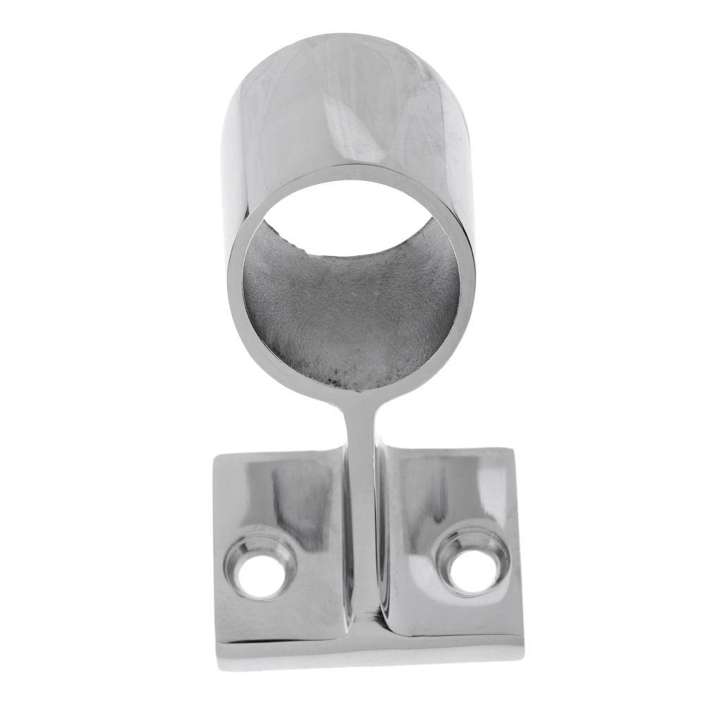 Boat Handrail Fitting Center Stanchion Marine Grade 316 Stainless Steel Corrosion Resistant Durable