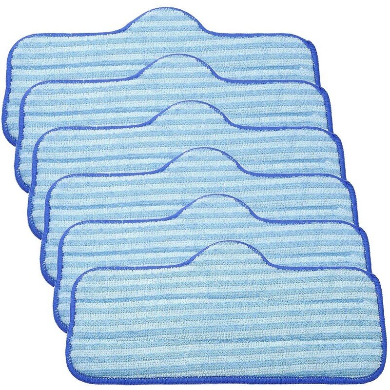 Estera de microfibra para limpiador de vapor limpio Dupray, paquete de 6 esteras lavables: Default Title