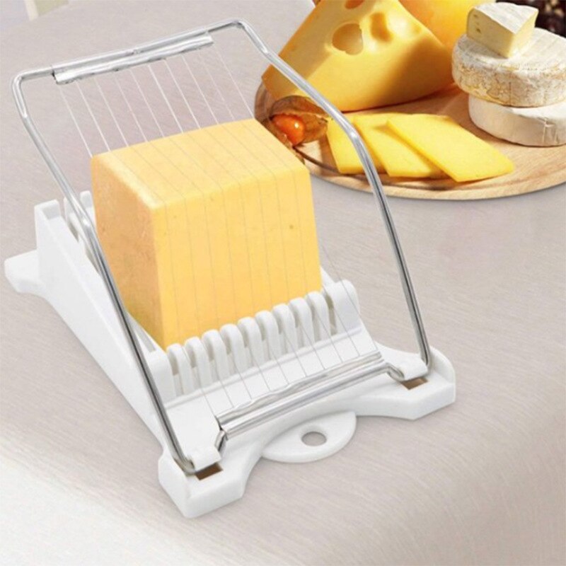 Multi-function Egg Cutter Stainless Steel 2-in-1 Egg Cutting Device Cheese Kiwi Banana Luncheon Meat Slicer Kitchen Tools