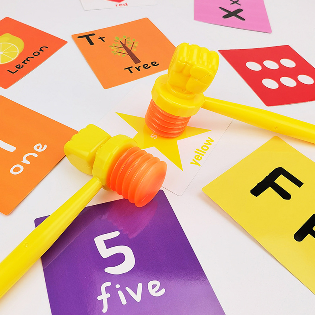 3Pcs Hammer Pounding Children Hammer Toys Plastic Educational Hammers