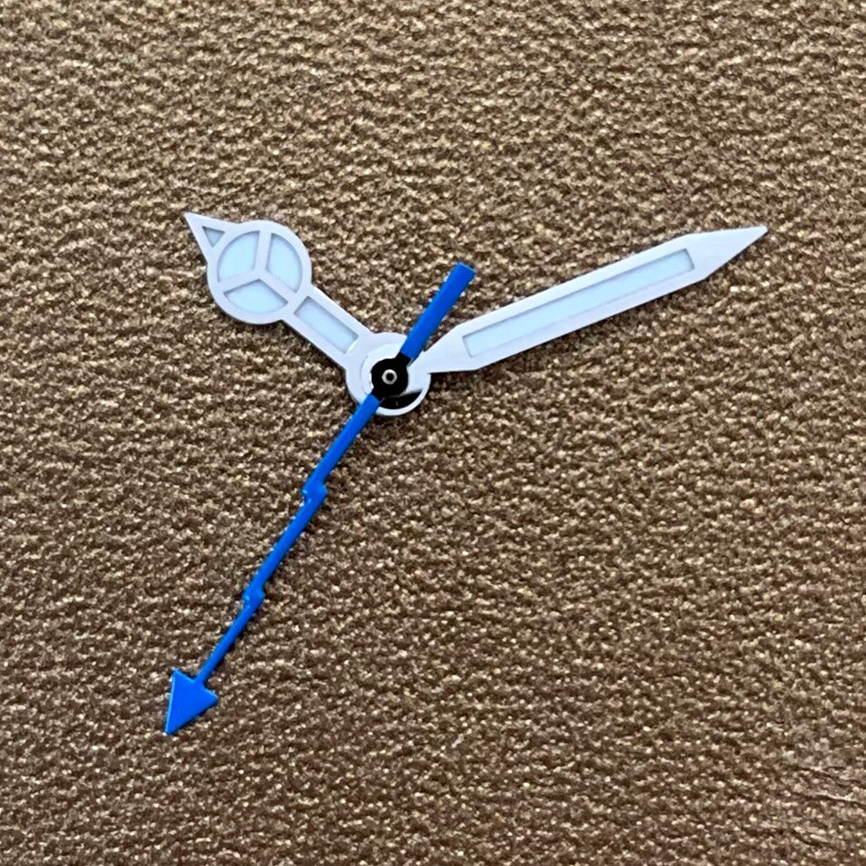 Horloge Pointer Blauw Lichtgevende Drie Handen Skx Gemodificeerde Duiken Geschikt Voor Japanse NH35/NH36 Automatische Beweging