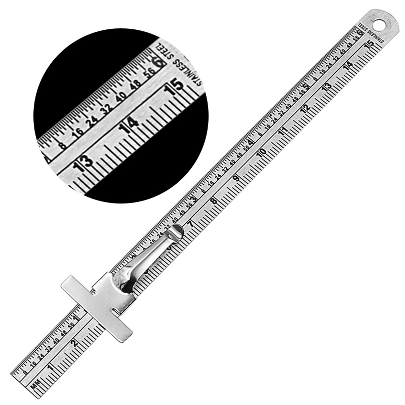 Stainless Steel Taper Welding Feeler Gauge Gage Depth Ruler Gap Hole Inspection For Measurement Tool