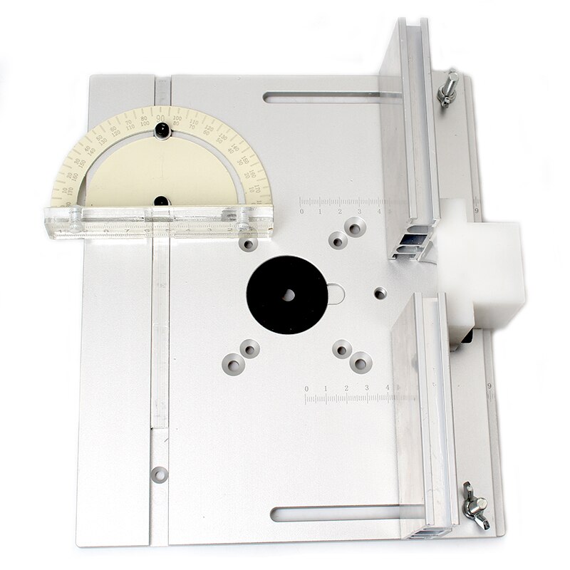 Router Table Insert Plate For Woodworking Benches Table Saw With Miter Gauge Guide Aluminium Profile Fence Sliding Brackets