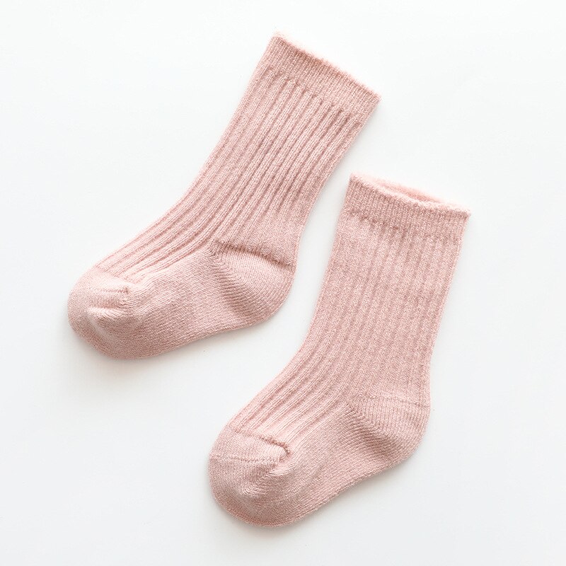 Épaissir bébé enfants chaussettes automne hiver coton rayé chaussettes enfant en bas âge garçon filles plancher chaussettes enfants vêtements accessoires: D