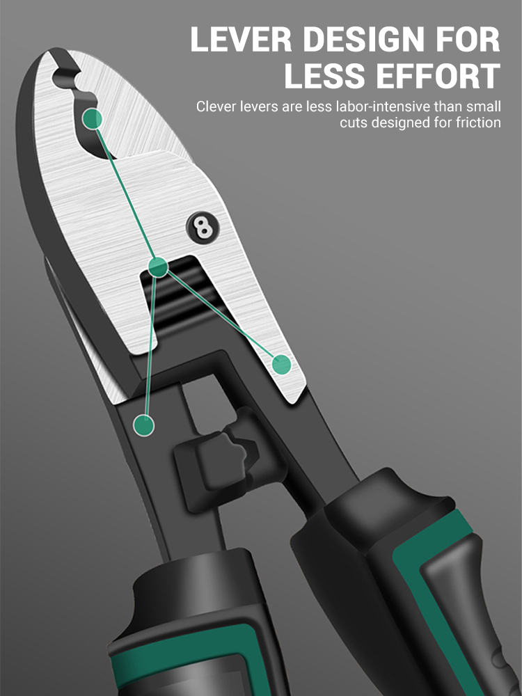 Electrician Cable Cutter, Manual Wire Cutting Pliers, Wire Breaking Pliers, Wire Pressing Pliers, Industrial Grade Cable Cutter