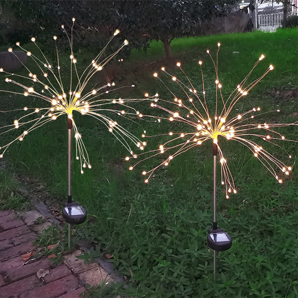 Christmas Year's Day Celebration Outdoor Solar Charging Waterproof Sky Star Colorful Lights Lawn Smart Smoke Lanterns