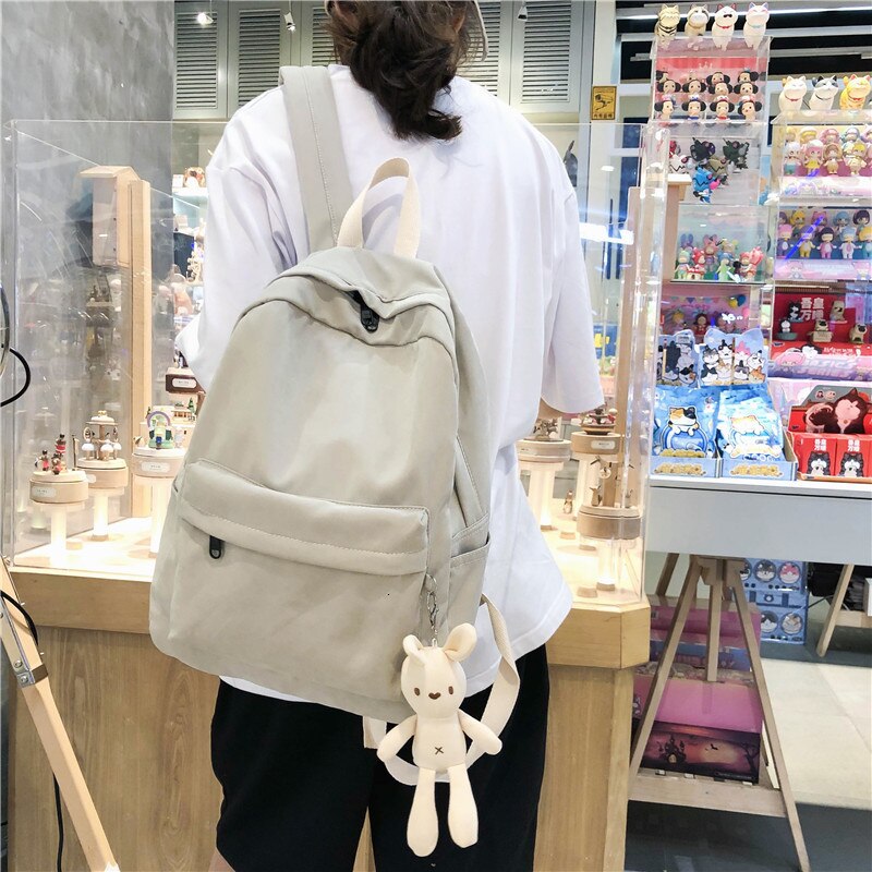 Vrouwelijke Schooltassen Voor Tienermeisjes Nylon Konijn Rugzak Vrouwen Mochilas Sac A Dos Dames Laptop Rugzak Mannen Tas pack