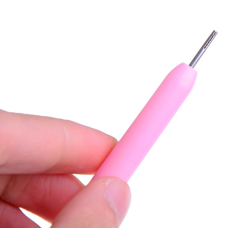 2 Pcs/Set Quilling Paper Origami Plastic Quilling Needle Slotted Tools DIY Handcraft Handmade Paper Crafts Tool Accessories