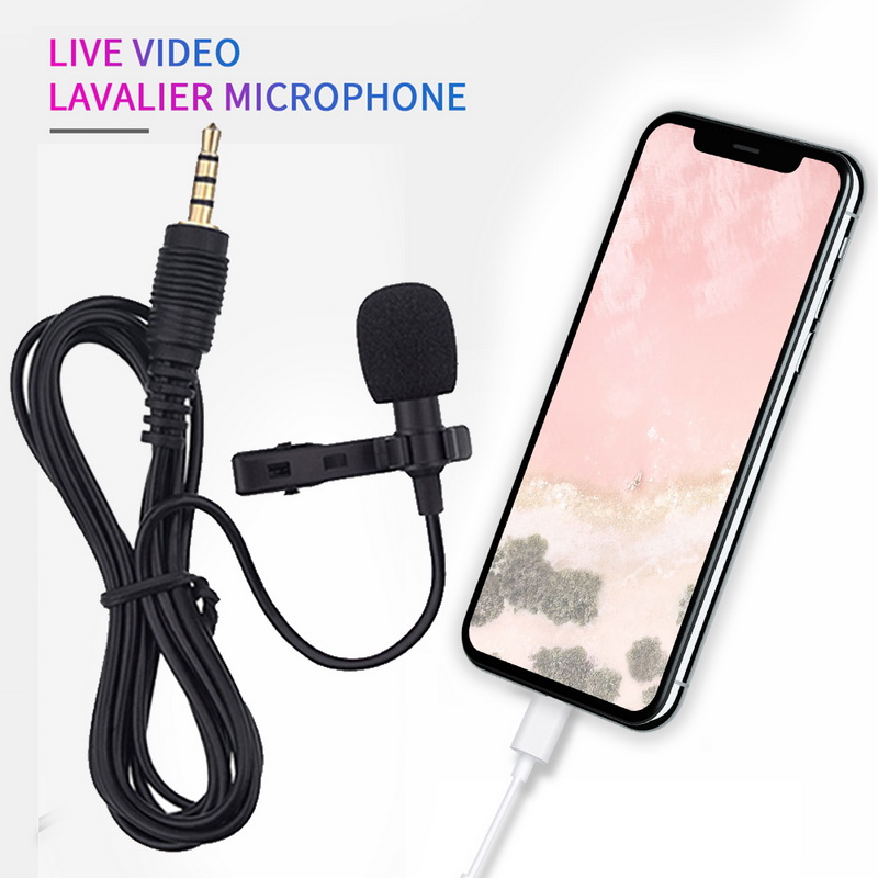 Mini USB Microphone Lapel Lavalier PC / Phone / Camera Portable External Buttonhole Microphones For IPhone Laptop Computer