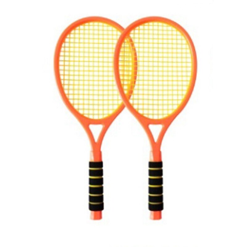 Badminton set för barn med 2x racketbollar junior tennisracket spela spel barnleksaker