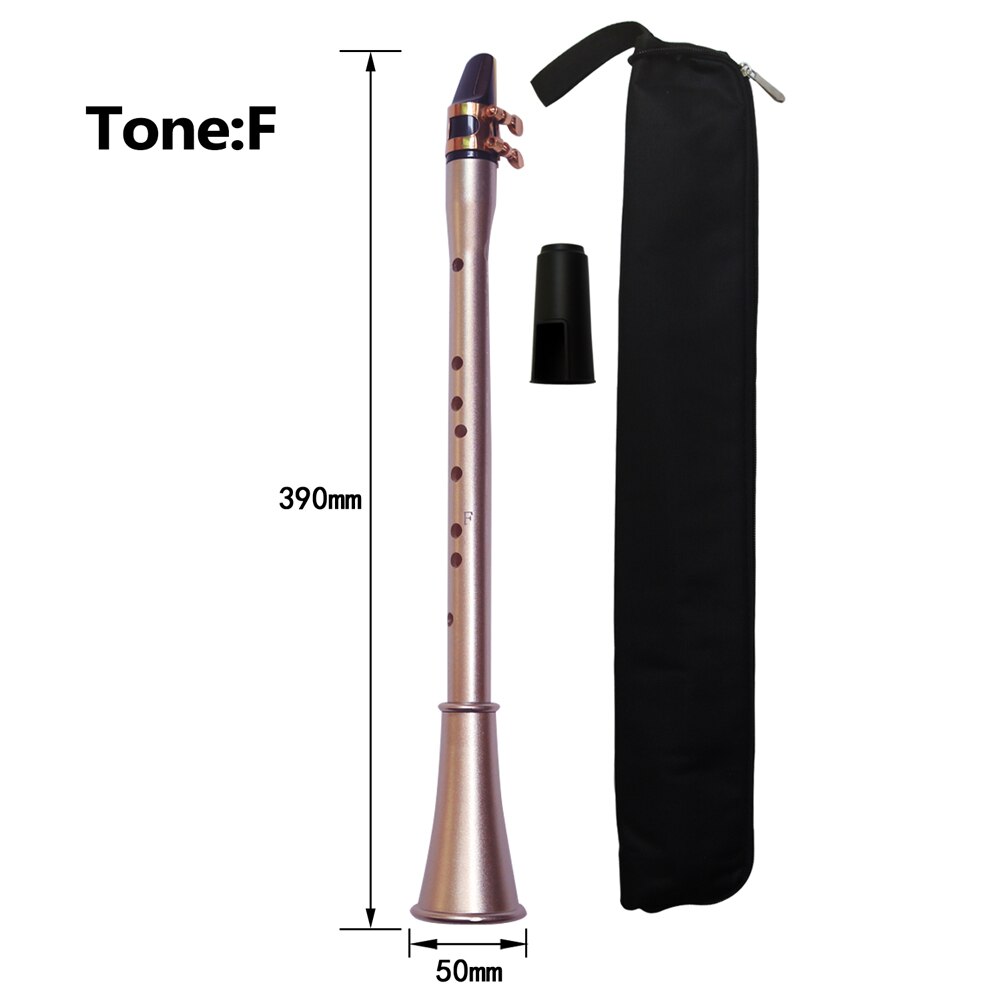 Pocket Saxofoon Abs Sax Mini Draagbare Saxofoon Kleine Saxofoon Met Draagtas Houtblazers Instrument: F Key