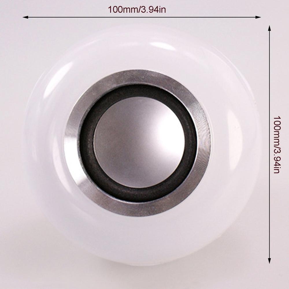 Clever Musik Licht Birne LED Bunte Lautsprecher Birne E27 Drahtlose Fernbedienung Audio- Lampe 12W 220V RGB Birne licht Musik Spieler