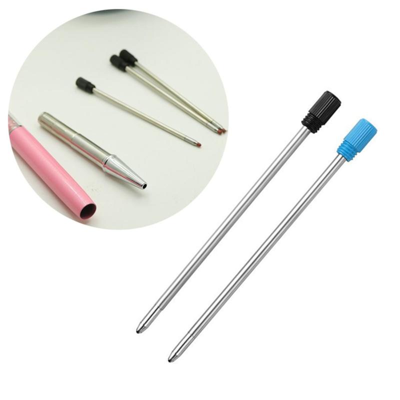 1pcs Metal refill 1mm Ballpoint Pen Refill Metal Length Of Pen Optional 70mm Blue And Use The Black Capacitance With W5I0