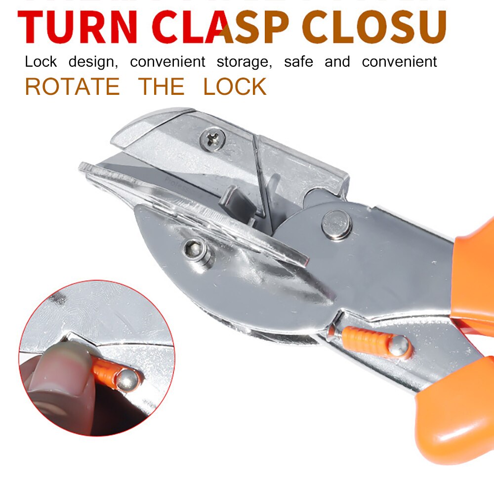 Elektrisk kanal sax multi vinkel gering automatisk tråd kanalskärare pvc pe ppr plaströr kapning trim cutter