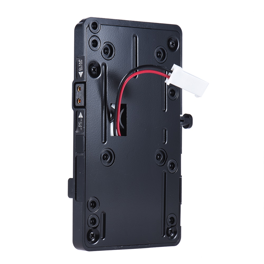 Rolux RL-IS2 V-mount Battery Plate V-lock DIY Power Supply Battery Plate for Sony BMCC BMPCC Camcorder Monitor LED Video Light